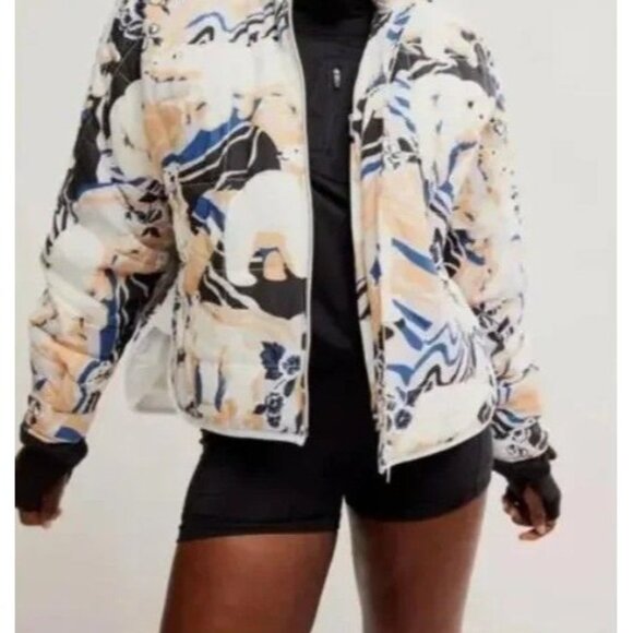 Free People Pippa Polar Bear Packable Puffer Jacket Size XS NWT - Picture 2 of 8